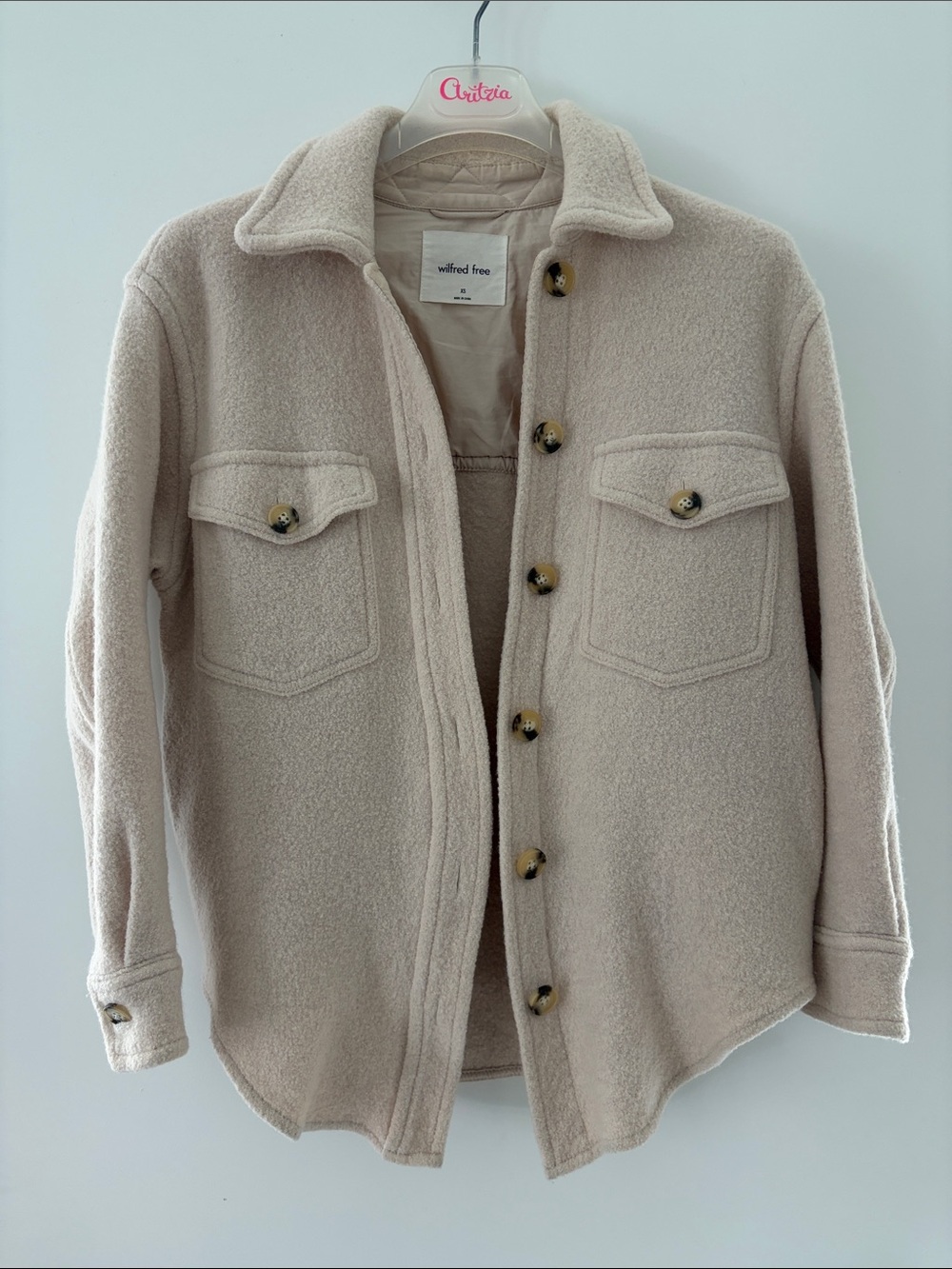 Wilfred Button-Front Shacket